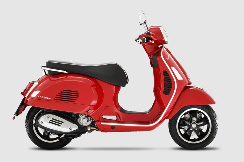 Vespa GTS 125 Super Rosso Coraggioso 2023 Scooterspot 1000m2